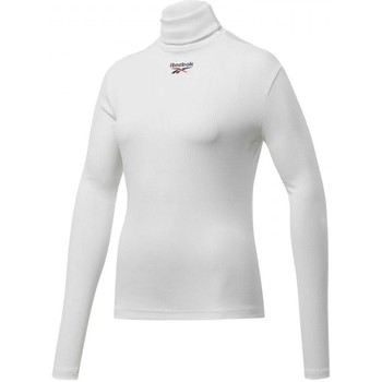 Vêtements Femme Sweats Camiseta Reebok Sport Cl D Turtle Neck Blanc