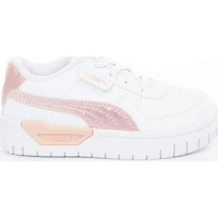 Chaussures Fille Baskets basses Puma Cali dream Shiny Pack AC inf Blanc