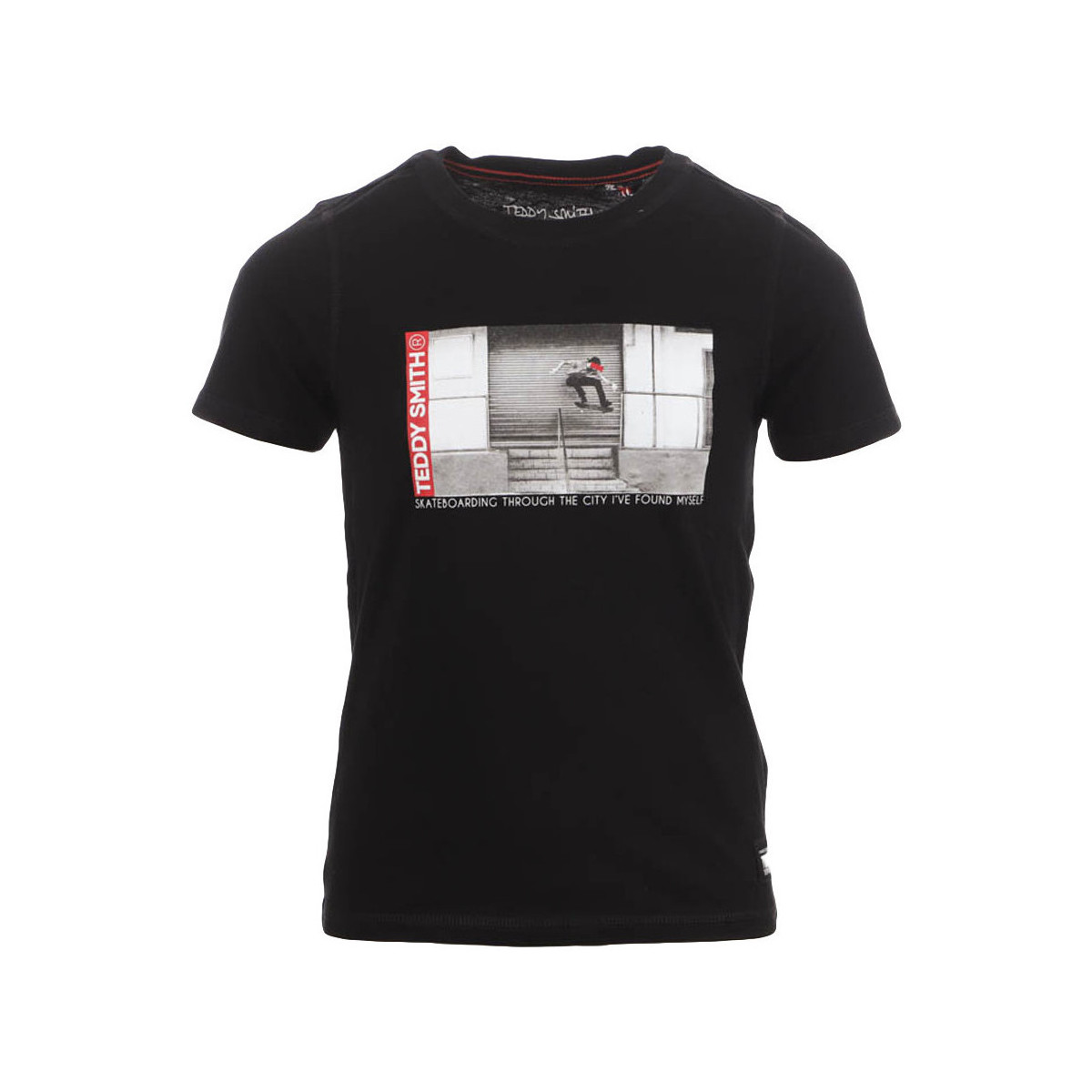 Vêtements Garçon T-shirts & Polos Teddy Smith 61006522D Noir