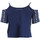 Vêtements Fille T-shirts BLACK & Polos Teddy Smith 52305378D Bleu