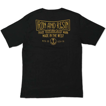 debardeur iron and resin  made in the west tee black 