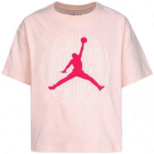 Vêtements Fille nike air max 1 pink cooler red black friday sale Nike JUMPMAN HBR WORLD Rose