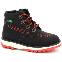 Chaussures Enfant Boots Kickers Kickrally20 ROUGE/NOIR