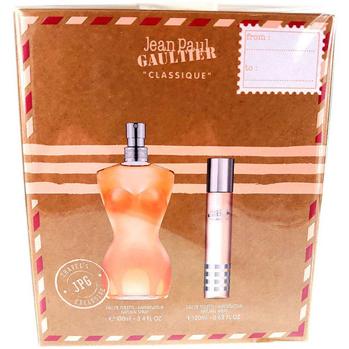Beauté Femme Coffrets de parfums Jean trica Paul Gaultier Set Classique - (100ml eau de toilette+Mini 20ml) Set Classique - (100ml cologne+Mini 20ml)