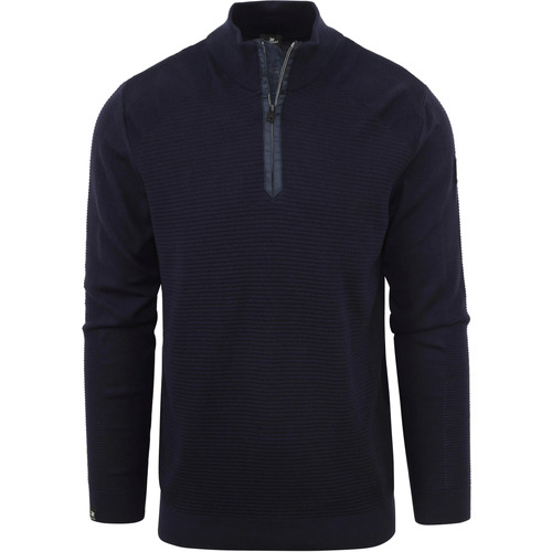Vêtements Homme Sweats Vanguard Pullover Demi-Zip Blue Foncé Bleu