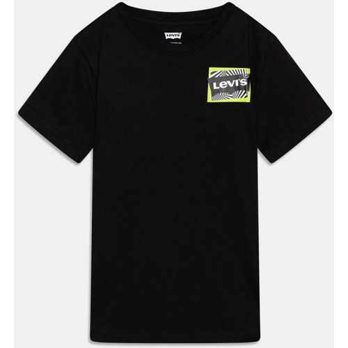 Vêtements Enfant T-shirts & Polos Levi's 9EH897 ILLUSION LOGO-023 BLACK Noir