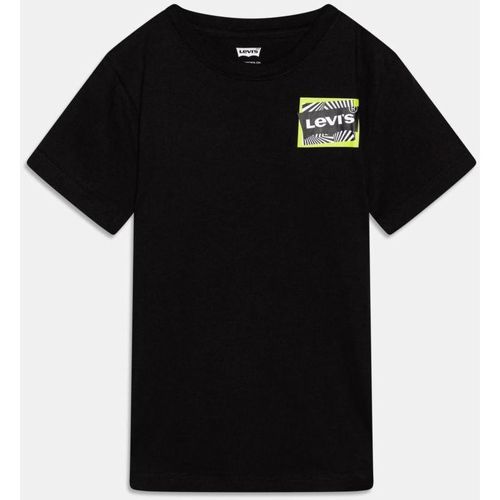Vêtements Enfant T-shirts & Polos Levi's 9EH897 ILLUSION LOGO-023 BLACK Noir