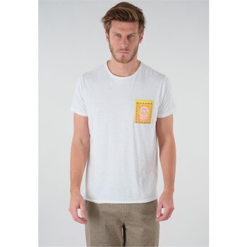 Vêtements Homme Joggings & Survêtements Deeluxe T-Shirt TASTY Blanc