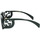 Montres & Bijoux gucci gg logo heart earrings item Occhiali da Sole  GG1325S 003 Gris