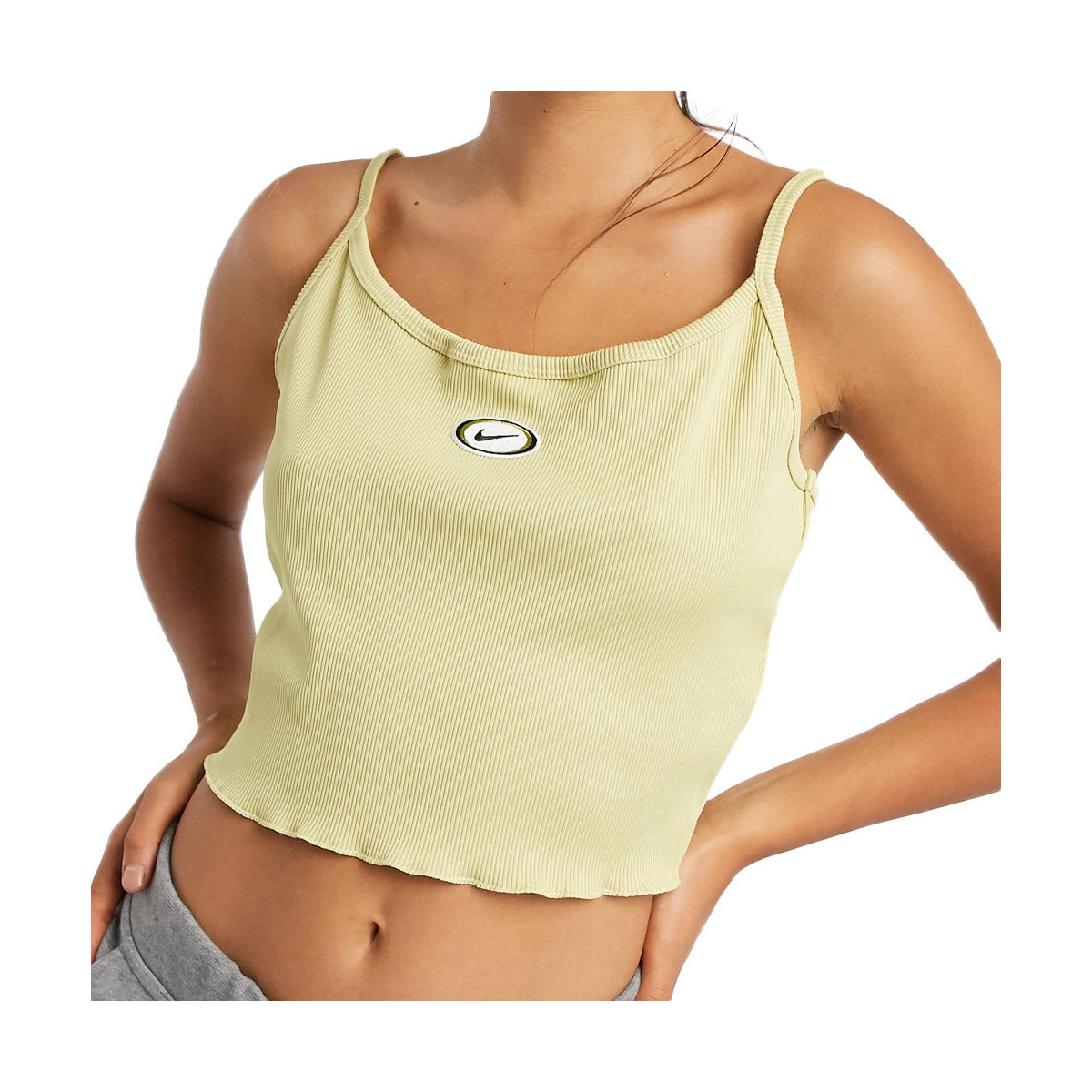 Vêtements Femme Débardeurs / T-shirts sans manche Nike CU5338-318 Vert