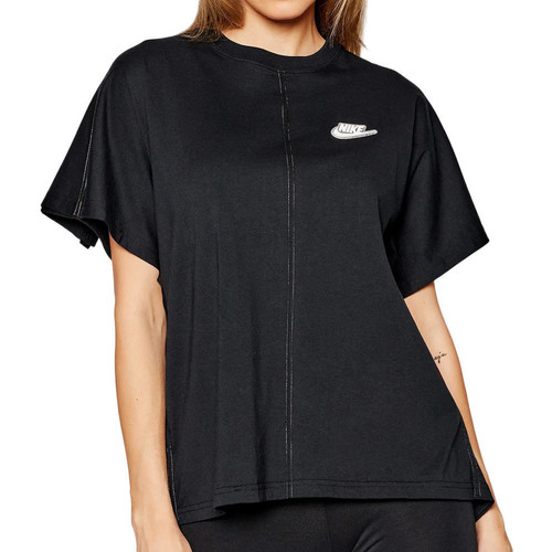 Vêtements Femme T-shirts manches courtes Nike CZ8355-010 Noir