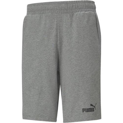 Vêtements Homme Bleu Shorts / Bermudas Puma Short Ess Jersey Gris
