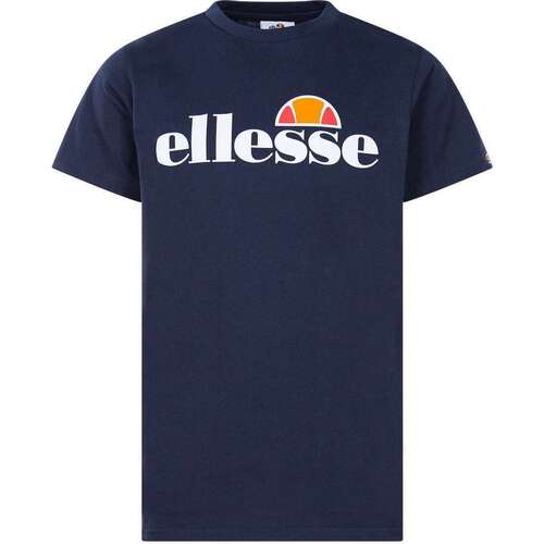 Vêtements Fille zebra-print short-sleeve T-shirt Ellesse 107784VTPE22 Bleu