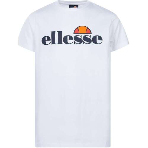 Vêtements Fille zebra-print short-sleeve T-shirt Ellesse 107785VTPE22 Blanc