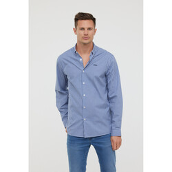 Vêtements Homme Chemises manches longues Lee Cooper Chemises DOMINICO Navy Bleu