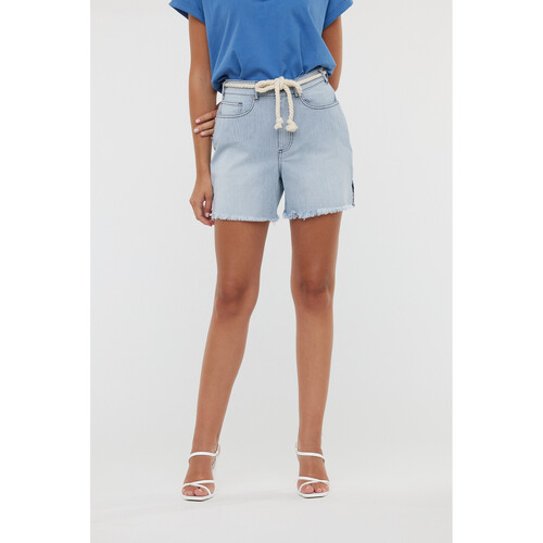 Vêtements Femme Shorts / Bermudas Lee Cooper Short NOULY Navy Bleu