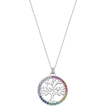 Montres & Bijoux Femme Salons de jardin Lotus Collier  argent arbre de vie multicolore Blanc