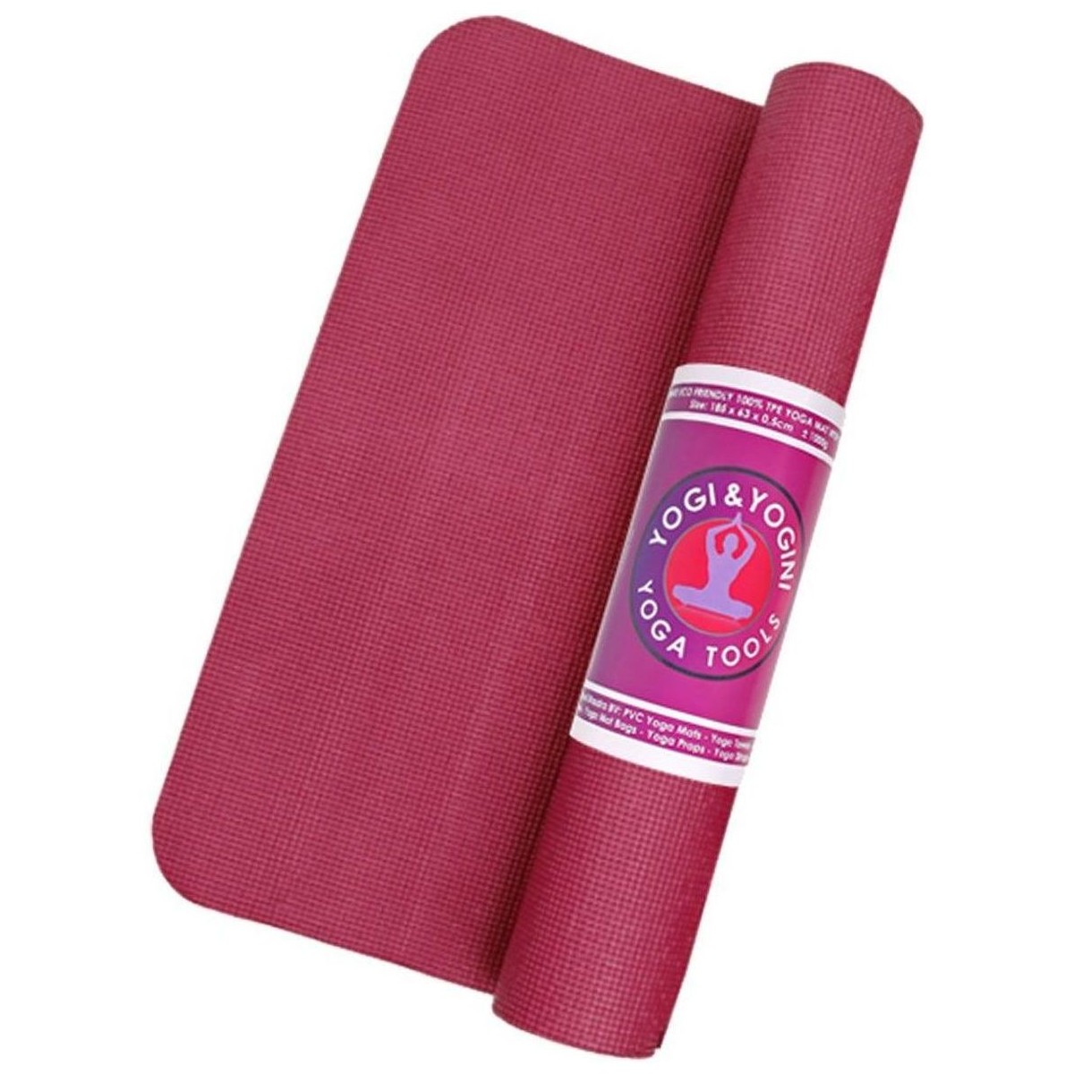 Accessoires Accessoires sport Phoenix Import Tapis de Yoga 1250 g - Rose Rose