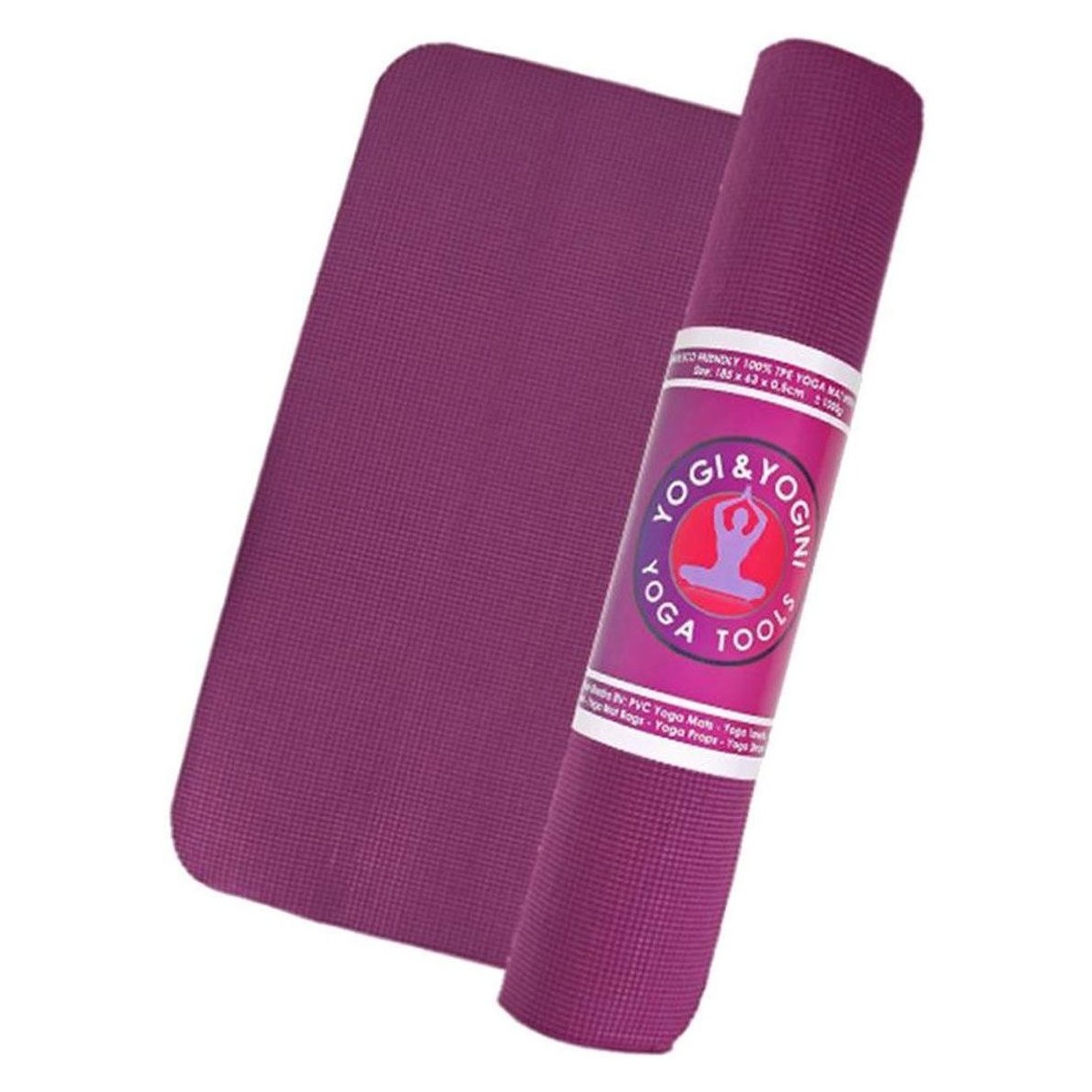 Accessoires Accessoires sport Phoenix Import Tapis de Yoga Aubergine 1250 g Violet