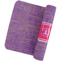 Accessoires Accessoires sport Phoenix Import Tapis de Yoga jute violet 1550 g Violet