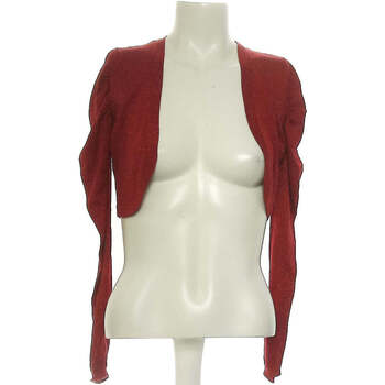 Vêtements Femme Gilets / Cardigans Etam gilet femme  36 - T1 - S Rouge Rouge
