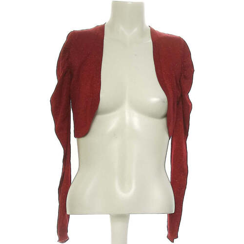 Vêtements Femme Statuettes et figurines Etam gilet femme  36 - T1 - S Rouge Rouge