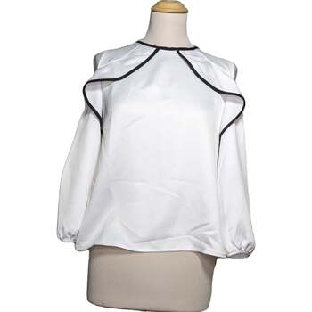 Vêtements Femme Serviettes et gants de toilette Mango top manches longues  34 - T0 - XS Blanc Blanc