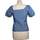 Vêtements Femme T-shirts & Polos Creeks top manches courtes  36 - T1 - S Bleu Bleu