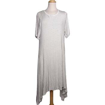 robe monki  robe mi-longue  34 - t0 - xs blanc 