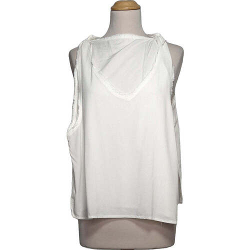Vêtements Femme Housses de couettes DDP débardeur  36 - T1 - S Blanc Blanc