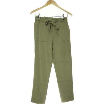 Vêtements Femme Pantalons Promod Pantalon Droit Femme  34 - T0 - Xs Vert