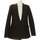 Vêtements Femme Vestes / Blazers Pochettes / Sacoches blazer  36 - T1 - S Noir Noir