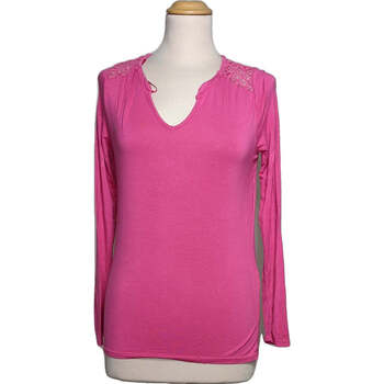 t-shirt breal  top manches longues  38 - t2 - m rose 