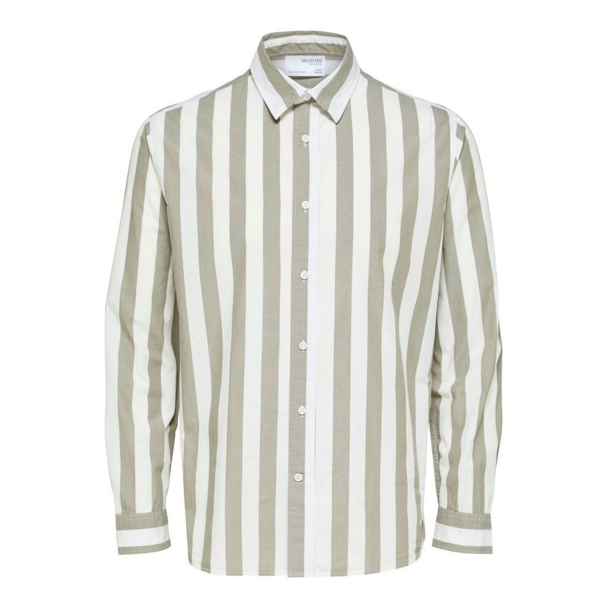 Vêtements Homme Chemises manches longues Selected 16088289 REGREDSTER-VETIVER Blanc