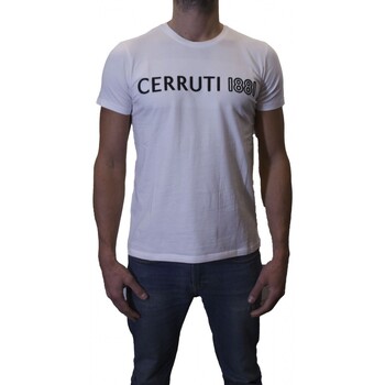 Vêtements Homme T-shirts nsw manches courtes Cerruti 1881 Malonno Blanc