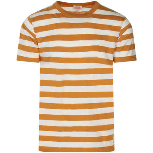 Vêtements Homme T-shirt Lin Rayures Orange Armor Lux 147199VTPE23 Orange
