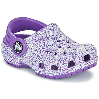 Chaussures Fille Sabots Crocs Blue Classic Glitter Clog T Violet
