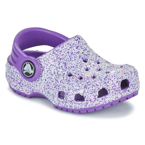 Chaussures Fille Sabots Crocs Sandale CROCS Crocband Sandal Kids 12856 Cerulean Blue Ocean Violet
