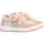Chaussures Fille Baskets basses Kickers Basket Cuir  Kalido Rose