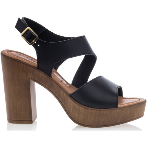 Chaussures Femme Sandales et Nu-pieds Terre Déboots Sandales / nu-pieds Femme Noir Noir
