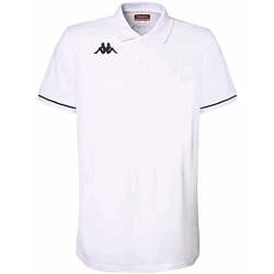 Vêtements Garçon T-shirts & Polos Kappa Polo Barli Blanc