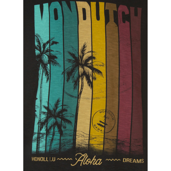 Von Dutch T-shirt coton col rond Noir