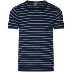 Vêtements Homme T-shirts manches courtes Armor Lux T-shirt coton col rond Bleu