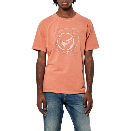 Vêtements Homme T-shirts manches courtes Kaporal T-shirt coton biologique col rond Orange