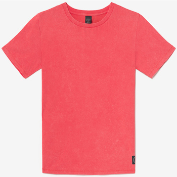Vêtements Homme T-shirts & Polos Le Temps des Cerises T-hirt brown corail Rouge