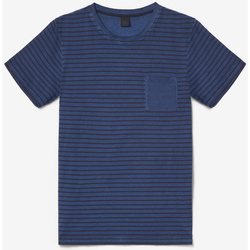 Vêtements Homme T-shirts Junior & Polos Le Temps des Cerises T-shirt rable à rayures Bleu