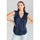 Vêtements Femme Nike T-shirt van goede kwaliteit Top missou en jacquard bleu marine Bleu