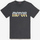 Vêtements Homme T-shirts & Polos Le Temps des Cerises T-shirt IVY gabrent gris délavé imprimé Noir