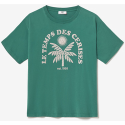 Vêtements Femme Objets de décoration Le Temps des Cerises T-shirt cassio vert sapin Vert