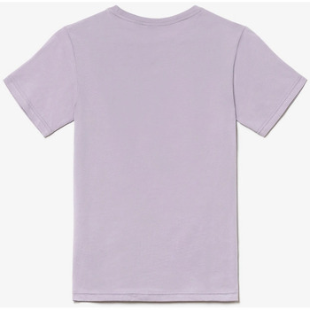 Le Temps des Cerises T-shirt islabo violet pastel imprimé Rouge